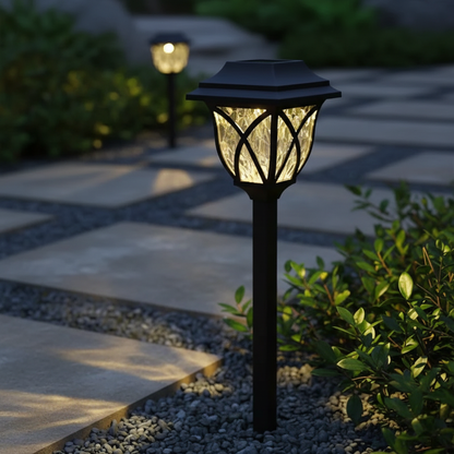 Solarwegleuchte Edelstahl Kunststoff - SunPathia