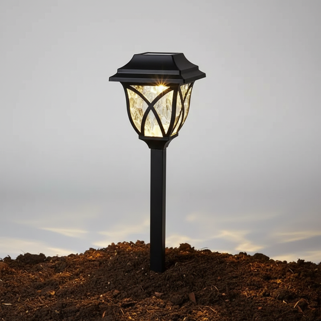 Solarwegleuchte Edelstahl Kunststoff - SunPathia