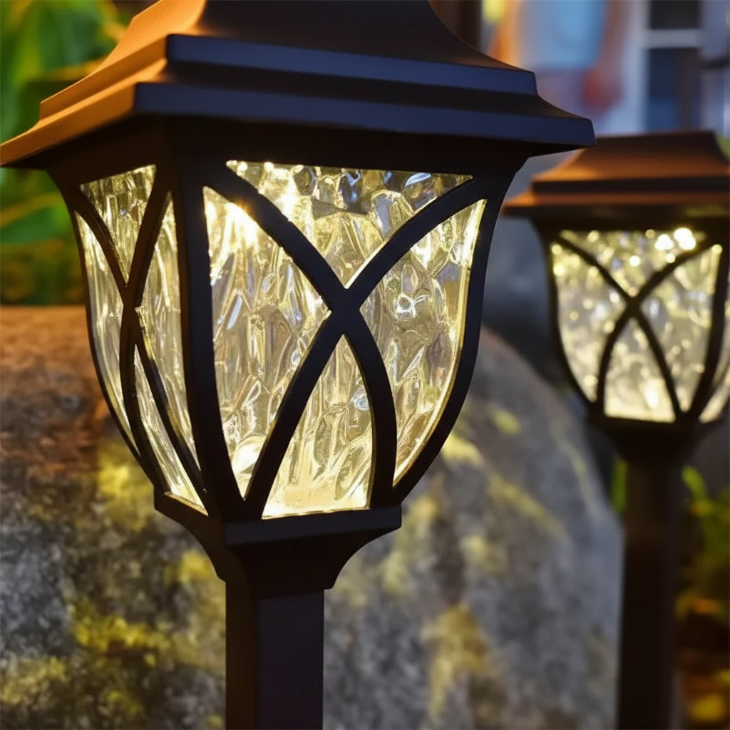 Solarwegleuchte Edelstahl Kunststoff - SunPathia