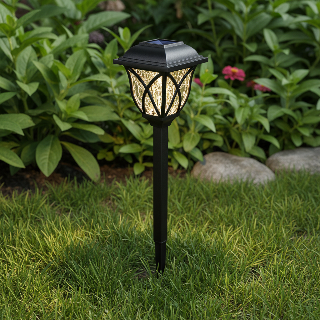 Solarwegleuchte Edelstahl Kunststoff - SunPathia