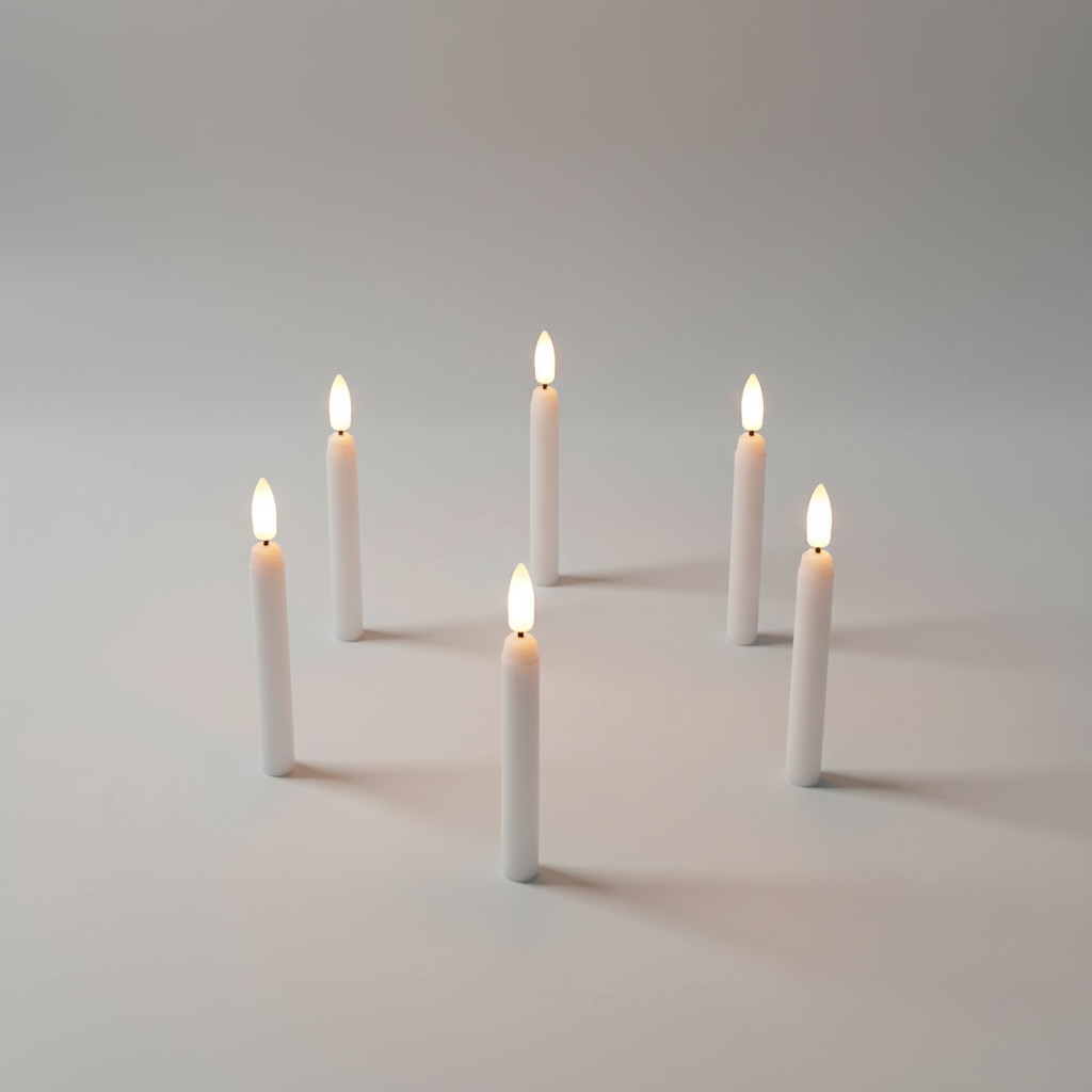 Stehende Kabellose LED Kerze - GlowTaper