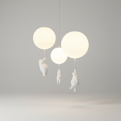 Verspielte Kinderzimmerleuchte - BalloonBearo