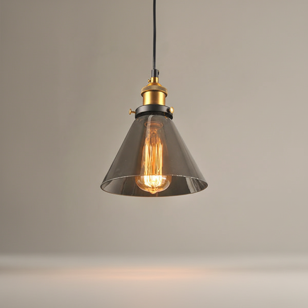 Vintage Industrieglas Hängeleuchte - VeloriaLight