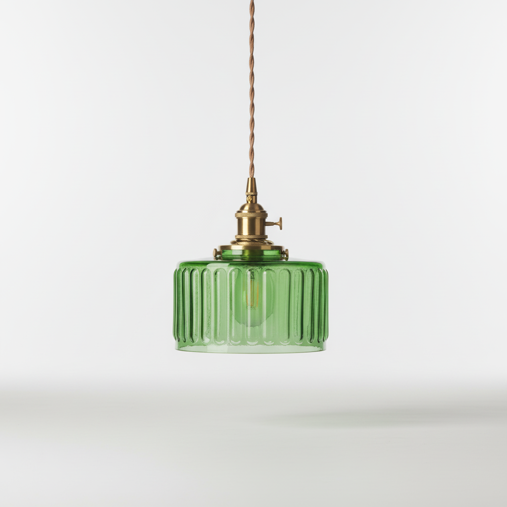 Vintage Kristall Hängelampe - Glassvibe