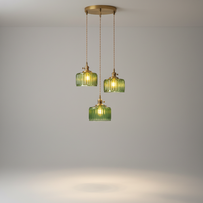 Vintage Kristall Hängelampe - Glassvibe