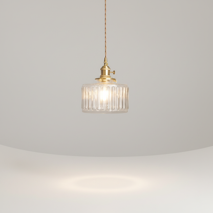 Vintage Kristall Hängelampe - Glassvibe