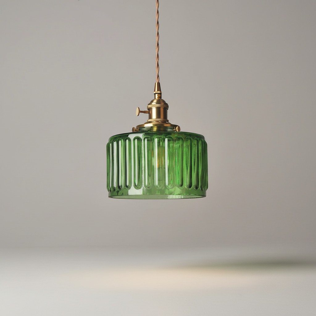 Vintage Kristall Hängelampe - Glassvibe