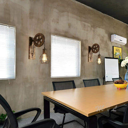 Vintage LED Wandlampe - ForgeShine