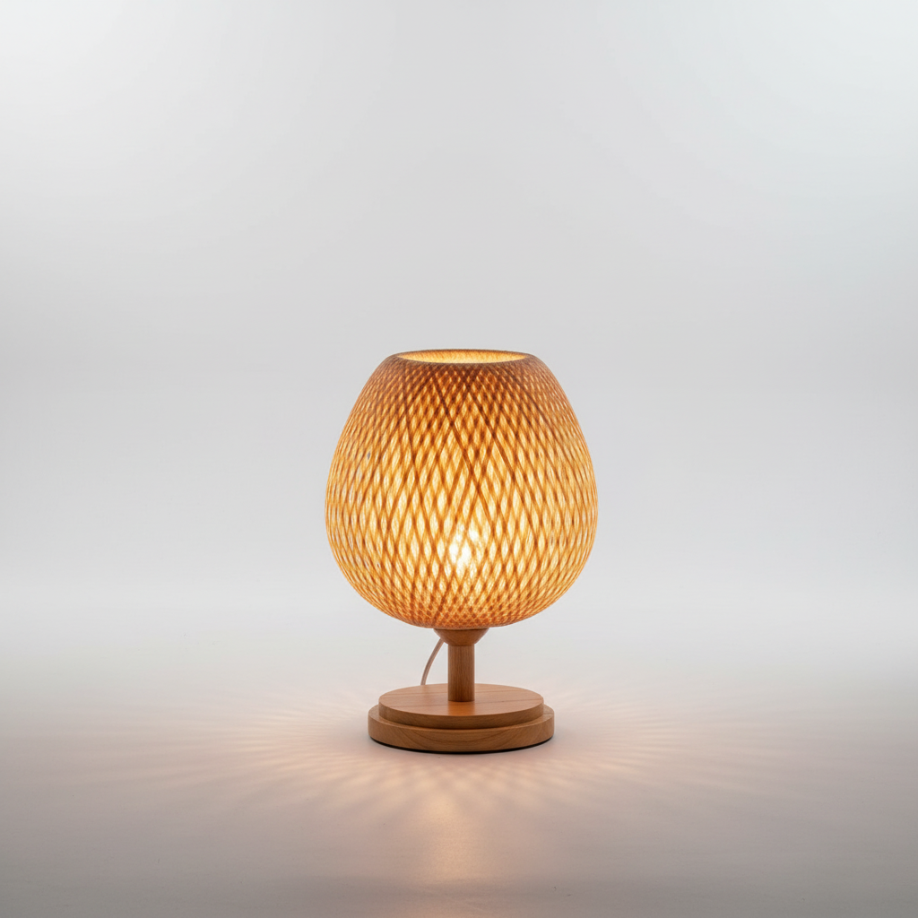 Vintage Inspirierte Wohnleuchte - BambooGlow
