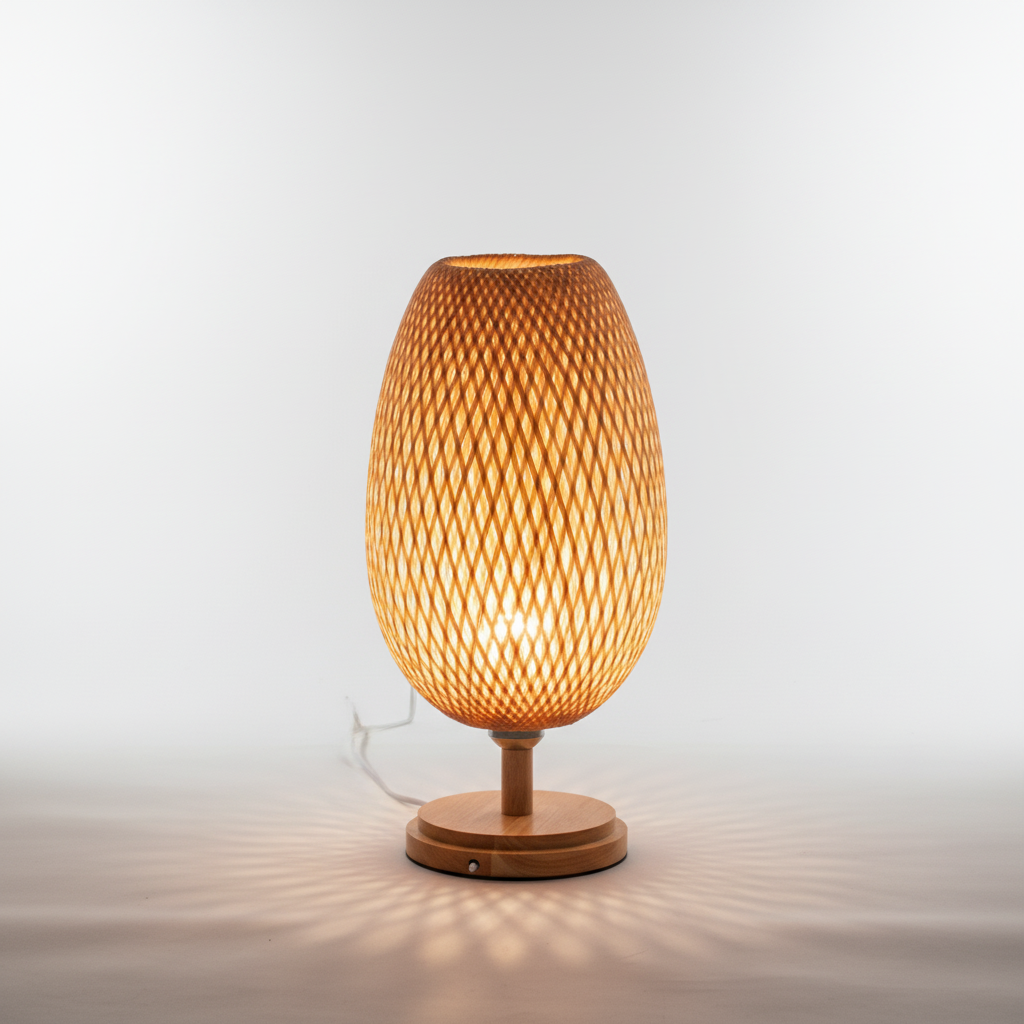 Vintage Inspirierte Wohnleuchte - BambooGlow