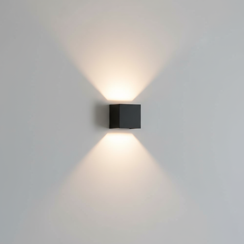 Wandmontierte LED Leuchte - LumaCube