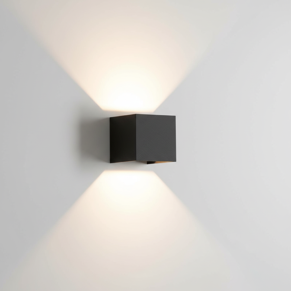 Wandmontierte LED Leuchte - LumaCube