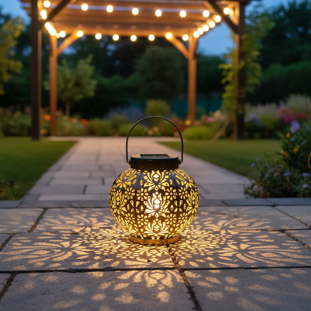 Wasserdichte Außenlaterne Mit Muster - GardenAura