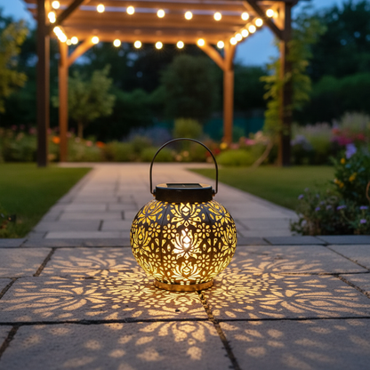 Wasserdichte Außenlaterne Mit Muster - GardenAura