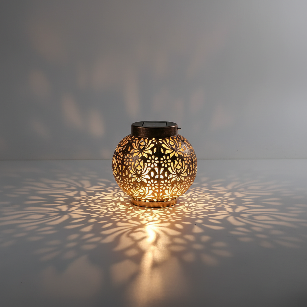 Wasserdichte Außenlaterne Mit Muster - GardenAura