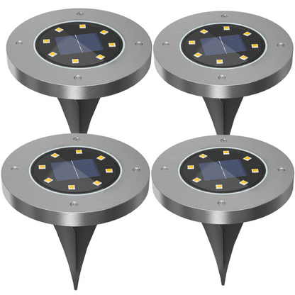 Wetterfeste Außenleuchte Edelstahloptik - PathGleam