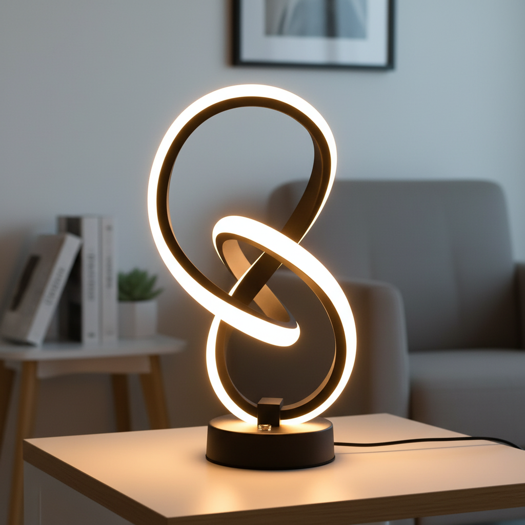 Dimmbares Tischlicht Modern - LoopLume