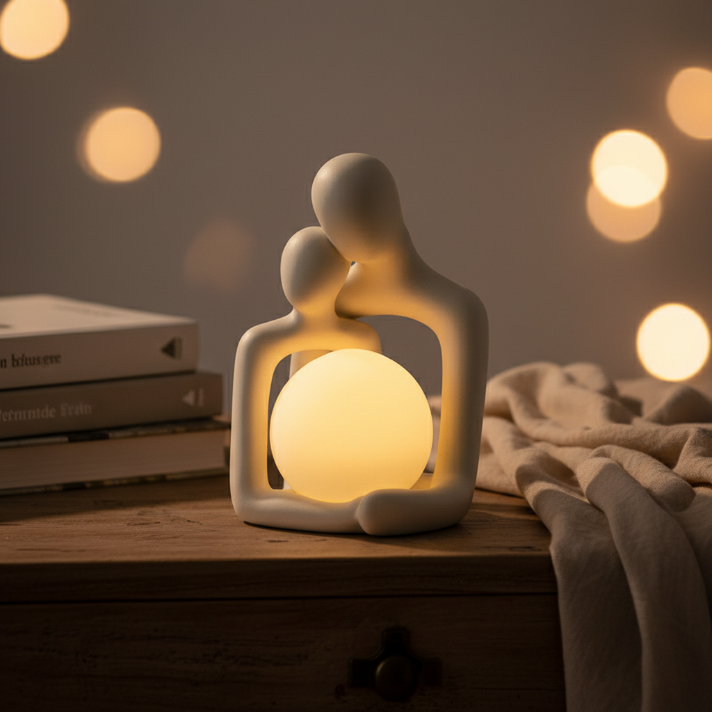 Keramische Tischleuchte Skulptur - Ceramoon