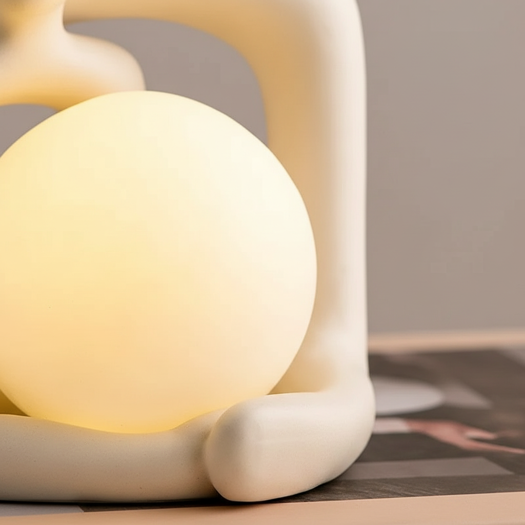 Keramische Tischleuchte Skulptur - Ceramoon