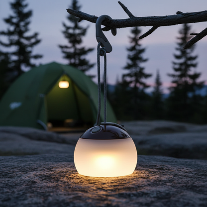 Tragbare Vintage Campinglampe - NightSphere
