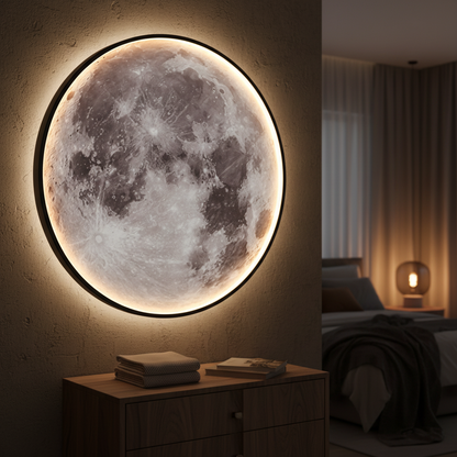 Wandmontierte Mondlampe - Moonveil